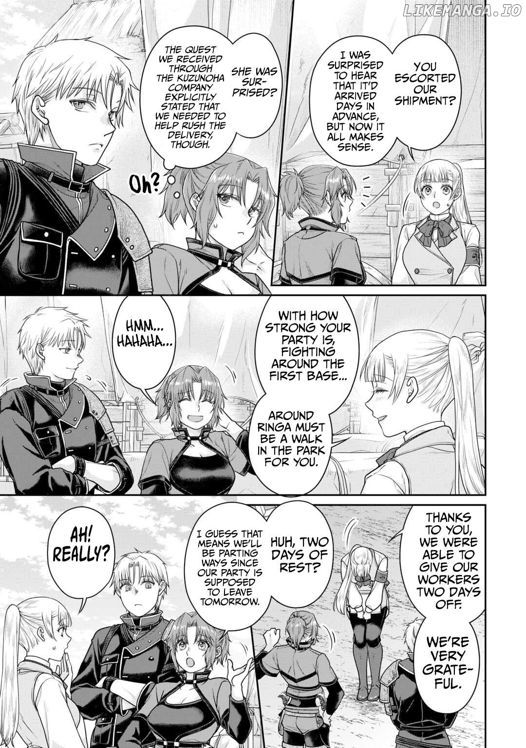 Tsuki ga Michibiku Isekai Douchuu Chapter 103 - page 4