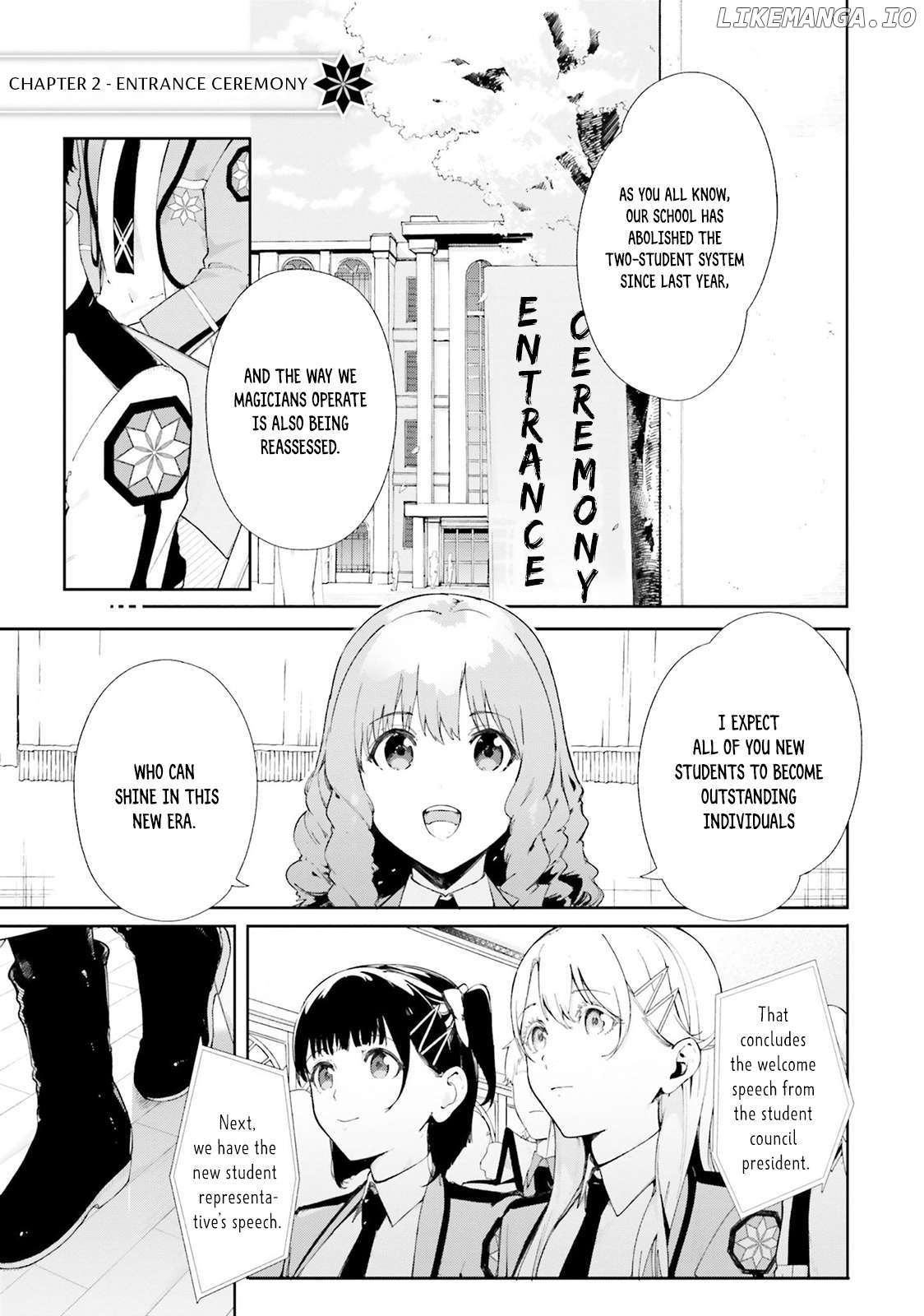 The Irregular At Magic High School The Girl Who Summons The Stars Chapter 2 - page 2