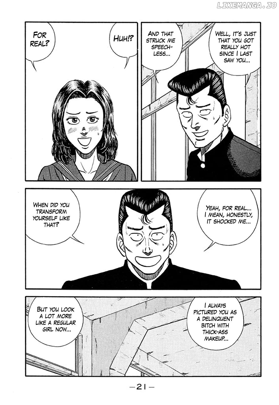 Be-Bop-Highschool Chapter 206 - page 21