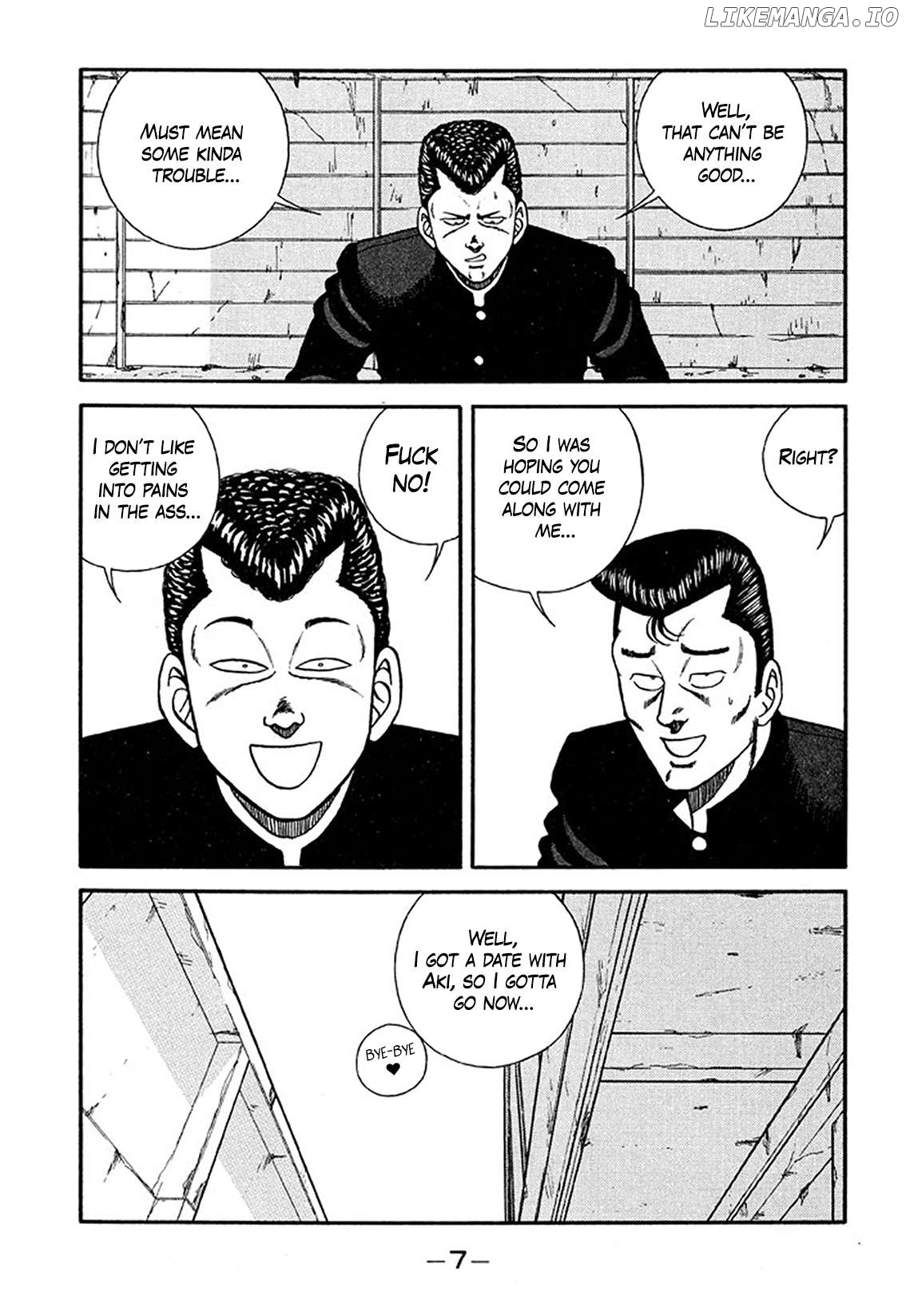 Be-Bop-Highschool Chapter 206 - page 7
