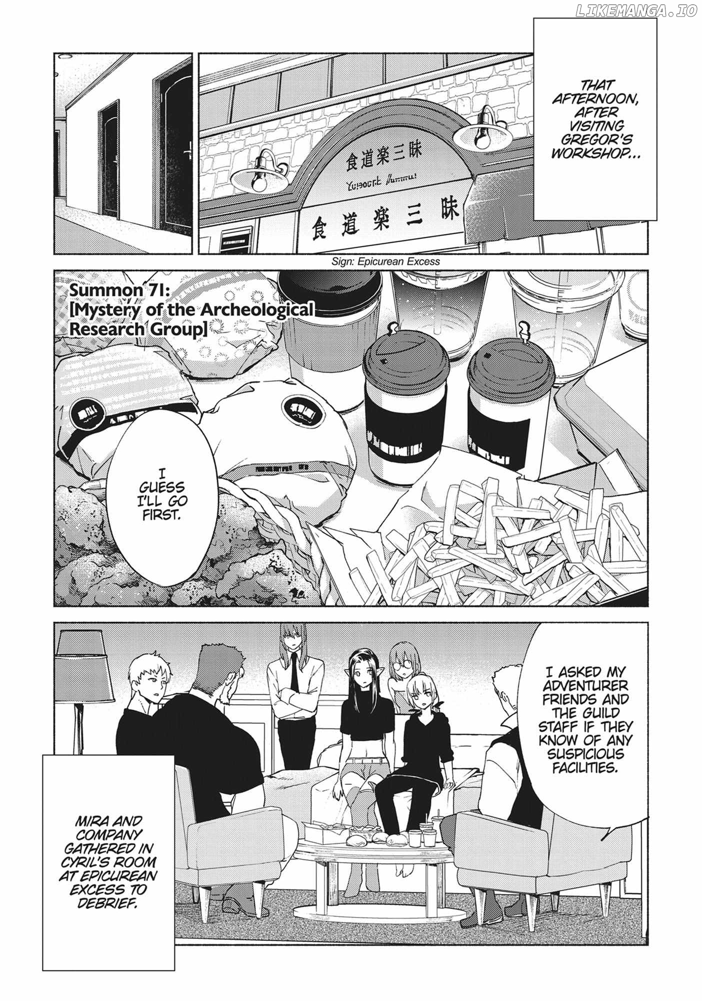 Kenja no Deshi wo Nanoru Kenja Chapter 71 - page 1