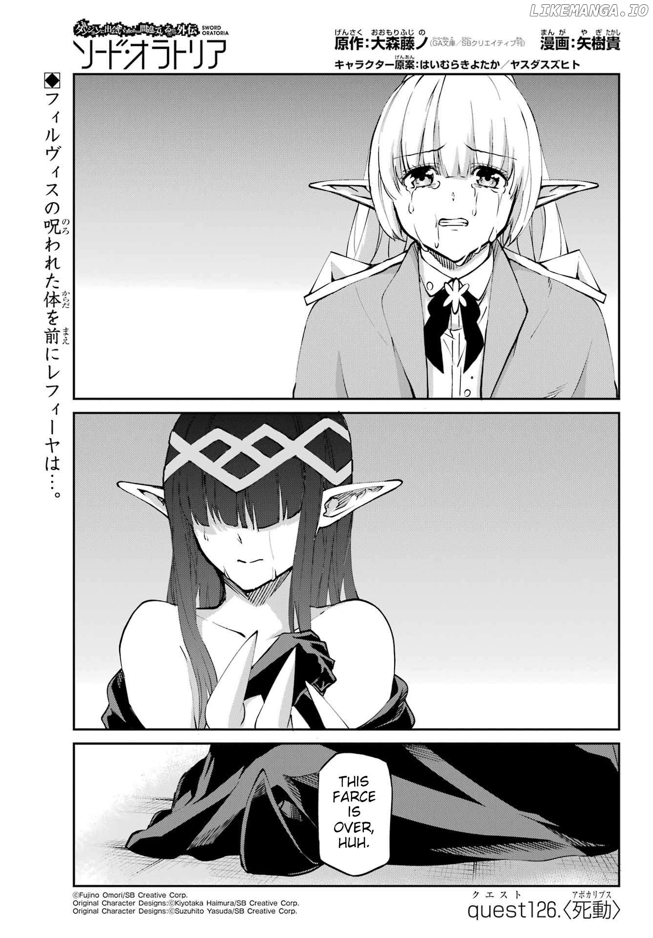 Dungeon Ni Deai O Motomeru No Wa Machigatte Iru Darou Ka Gaiden – Sword Oratoria Chapter 126 - page 1