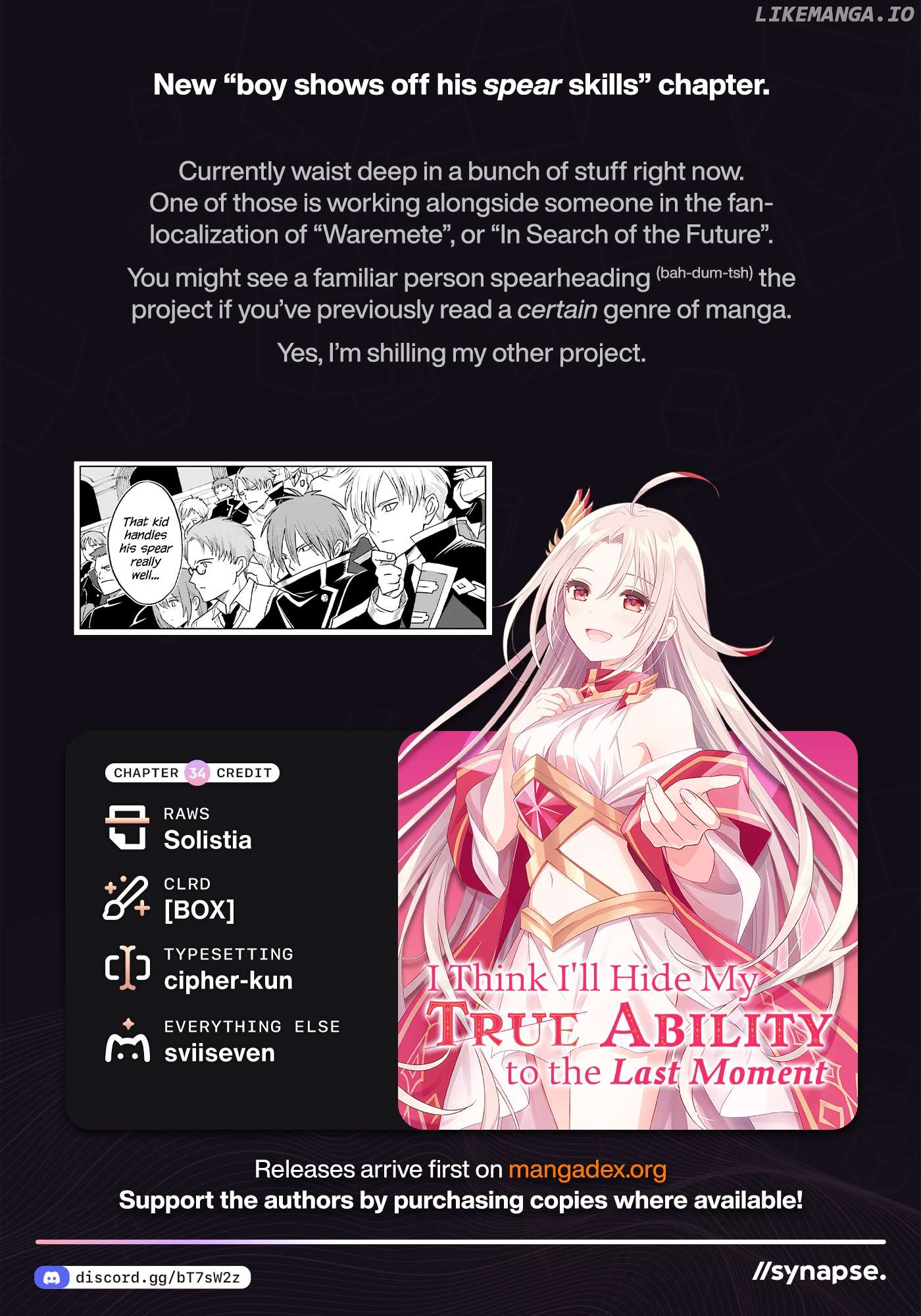 I Think I’ll Hide My True Ability to the Last Moment Chapter 34 - page 31