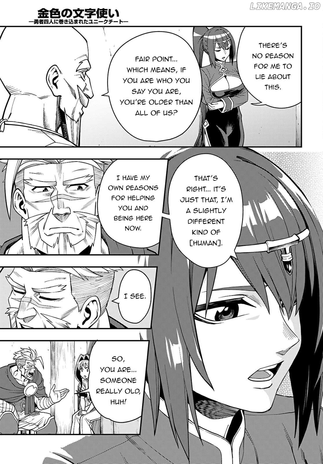 Konjiki no Moji Tsukai - Yuusha Yonin ni Makikomareta Unique Cheat Chapter 115 - page 10