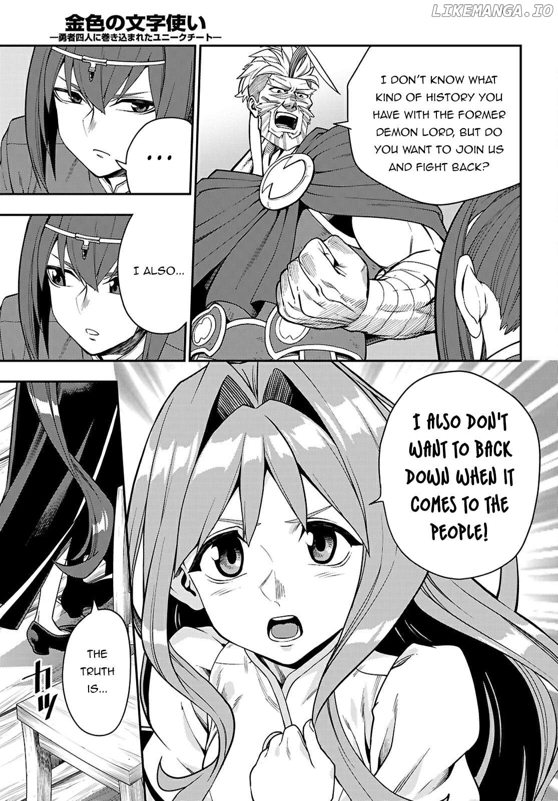 Konjiki no Moji Tsukai - Yuusha Yonin ni Makikomareta Unique Cheat Chapter 115 - page 20