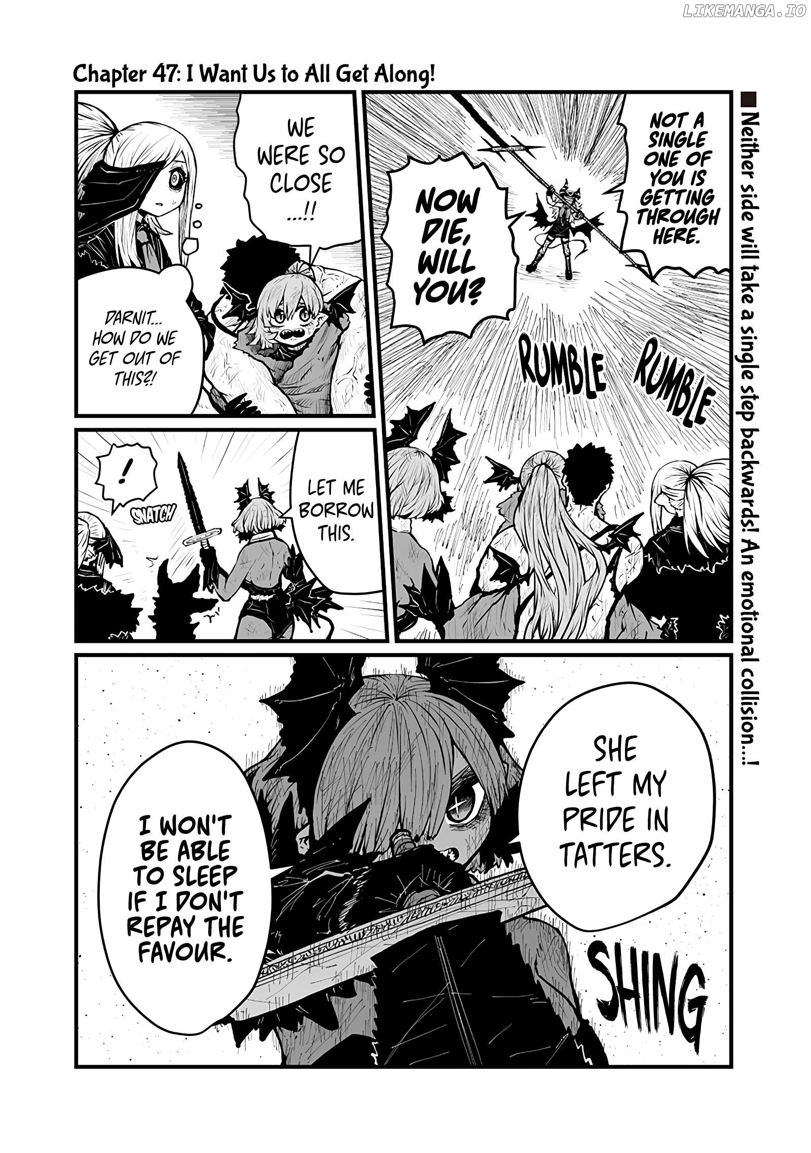 Please Give Me Your Blood, I Will Serve You In Gratitude Chapter 47 - page 1