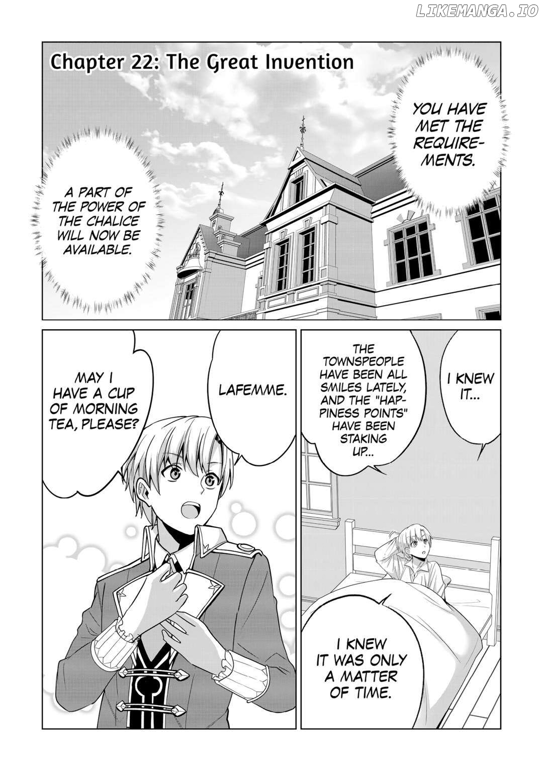 After Receiving the Sacred Item “Cup” That Can Only Produce Water, I Decided To Live Freely in Barren Land Chapter 22 - page 1