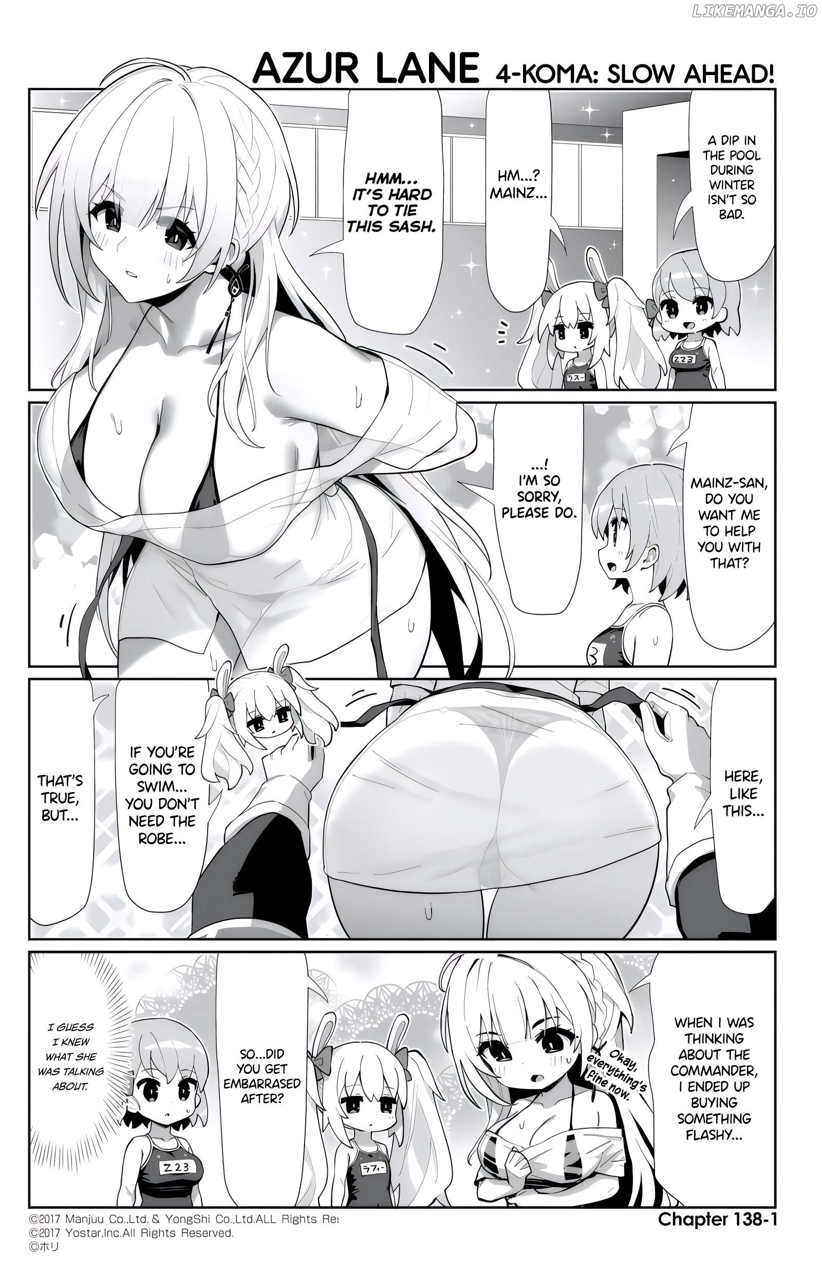 Azur Lane 4-Koma: Slow Ahead Chapter 138 - page 1