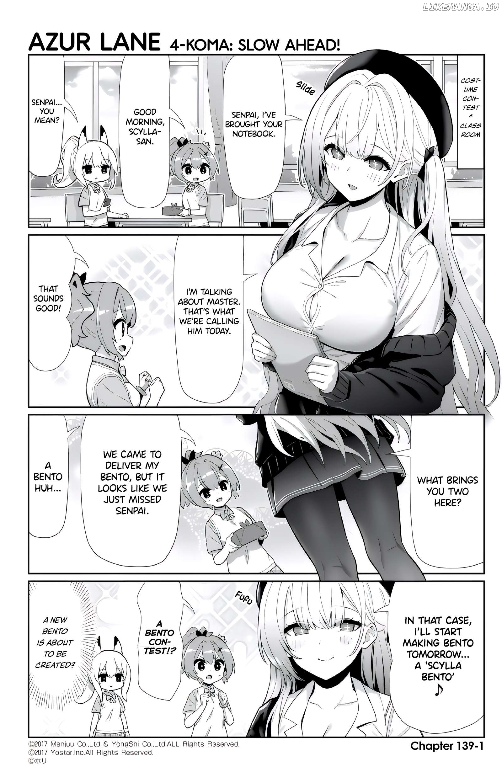 Azur Lane 4-Koma: Slow Ahead Chapter 139 - page 1