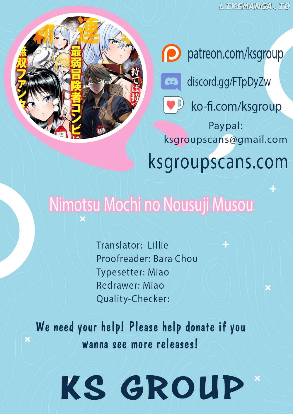 Nimotsu Mochi no Nousuji Musou Chapter 18 - page 1