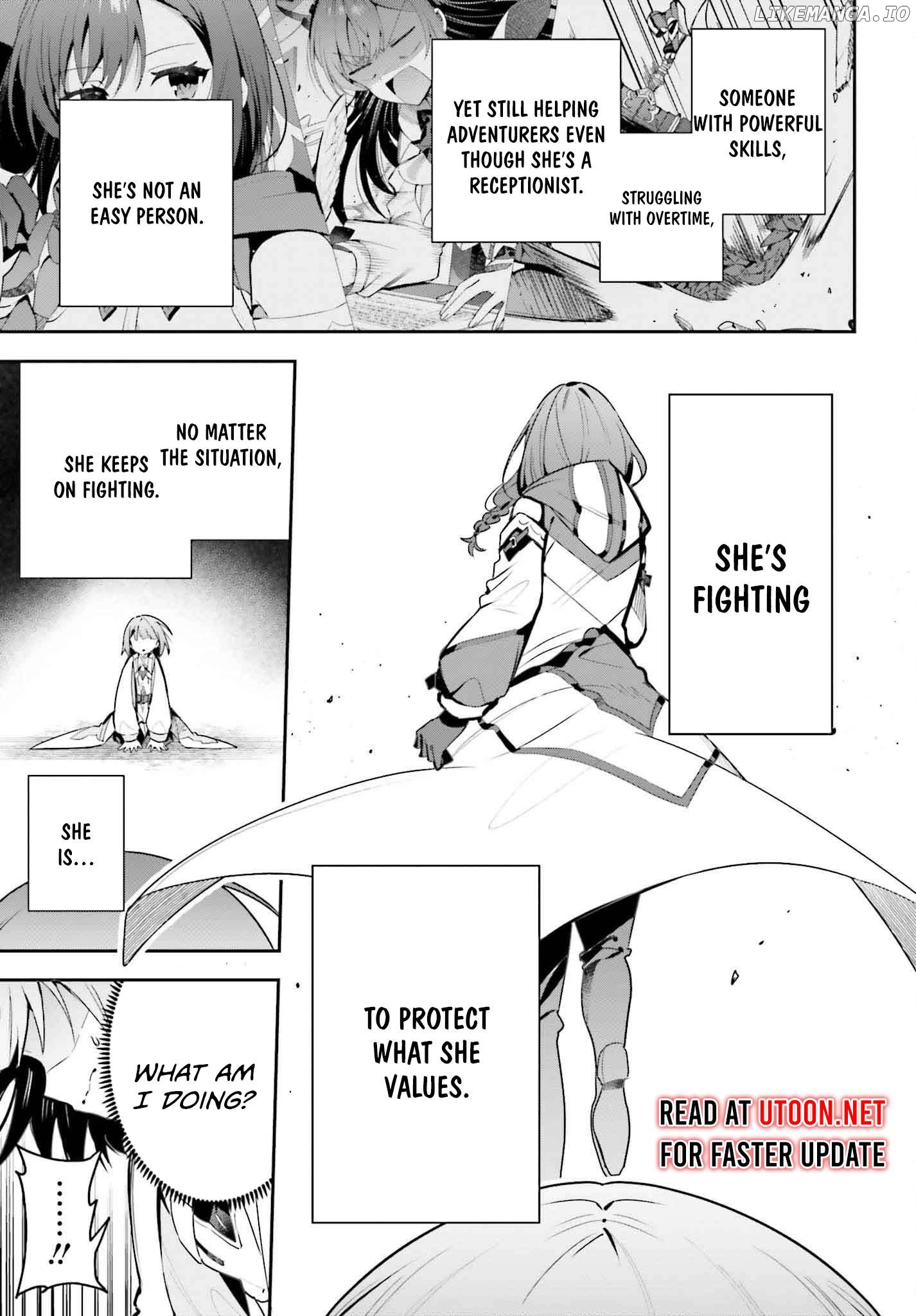 I’m the guild receptionist, but since I don’t want to work overtime, I think I’ll just solo the boss Chapter 36 - page 30