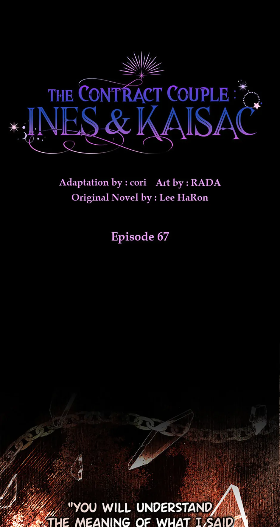 The Contract Couple: Ines & Kaisac Chapter 67 - page 1