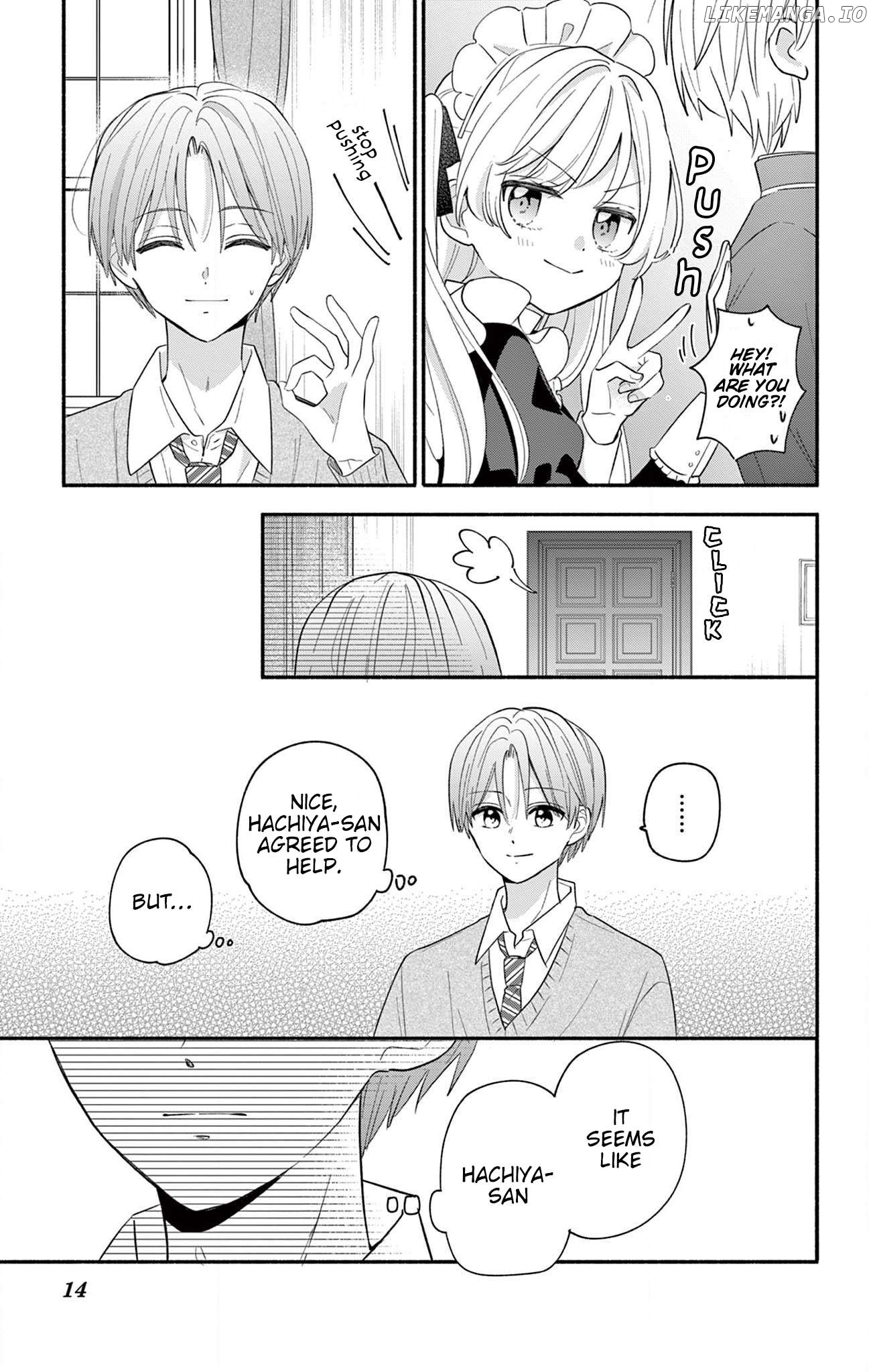 Maid wa Koisuru Hachiya-kun Chapter 16.1 - page 12