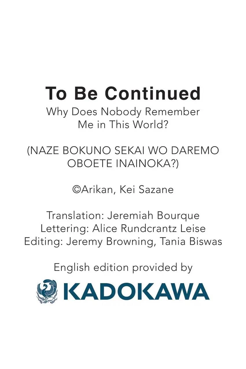 Naze Boku no Sekai wo Daremo Oboeteinai no ka? Chapter 49 - page 14