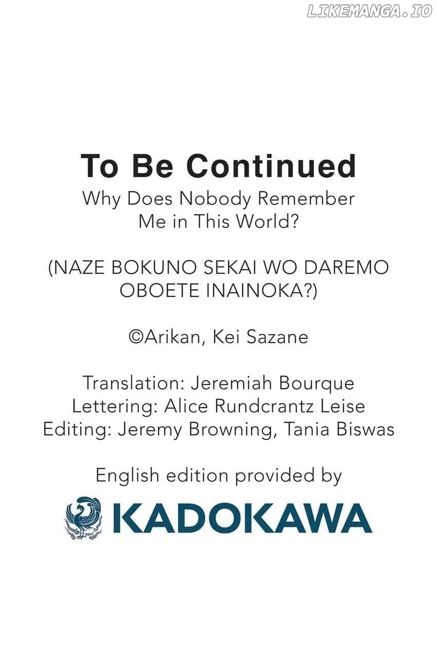 Naze Boku no Sekai wo Daremo Oboeteinai no ka? Chapter 51 - page 30