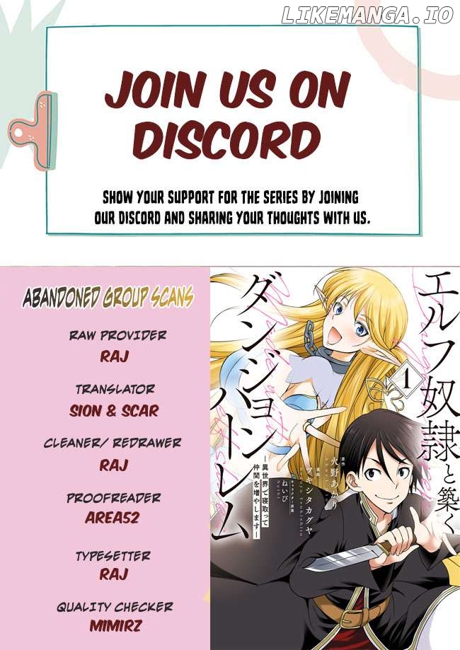 Elf Dorei To Kizuku Dungeon Harem – Isekai De Netotte Nakama O Fuyashimasu Chapter 4 - page 1