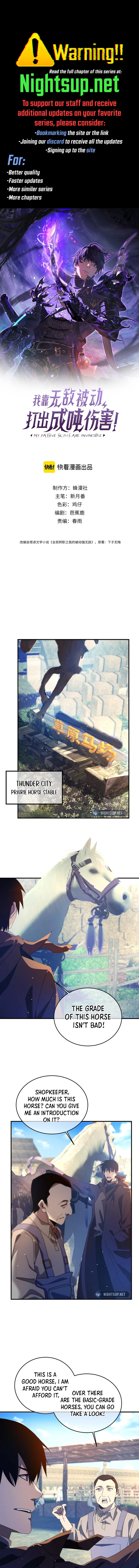 I Rely on My Invincibility to Deal Tons of Damage Passively! Chapter 61 - page 1