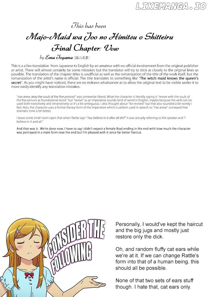 Majo Maid Wa Joou No Himitsu O Shitte Iru Chapter 20 - page 37