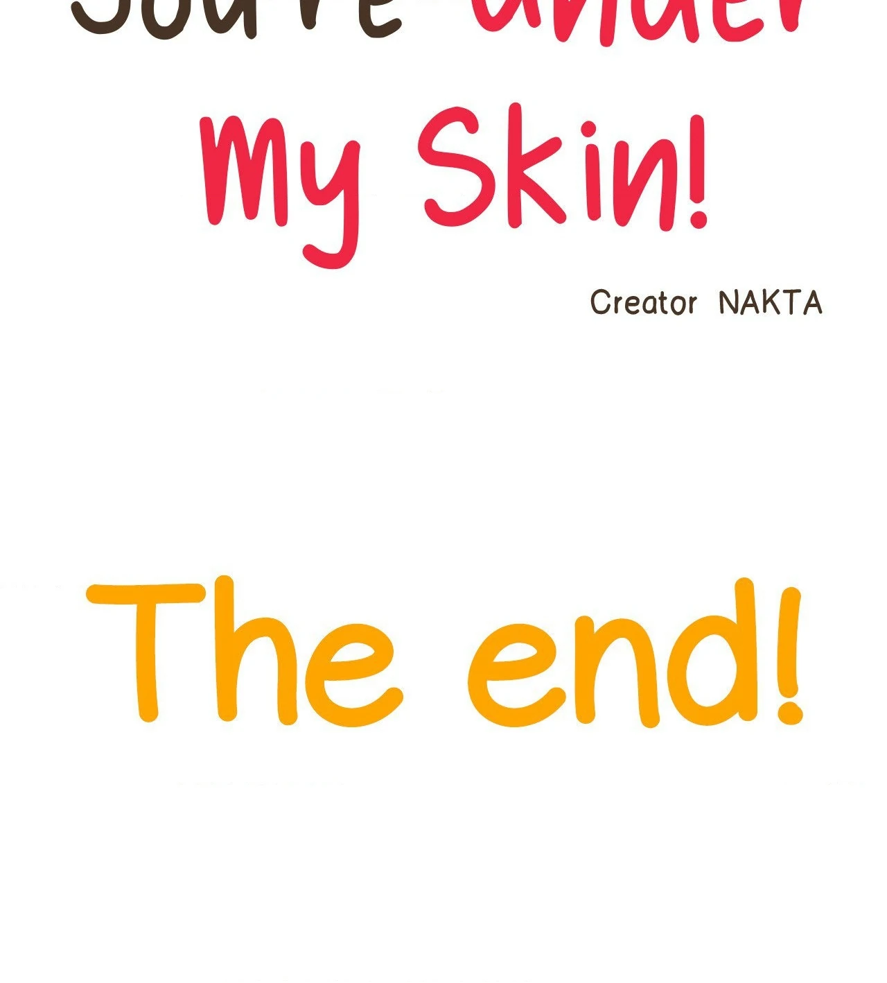 You’re Under My Skin! Chapter 140 - page 107