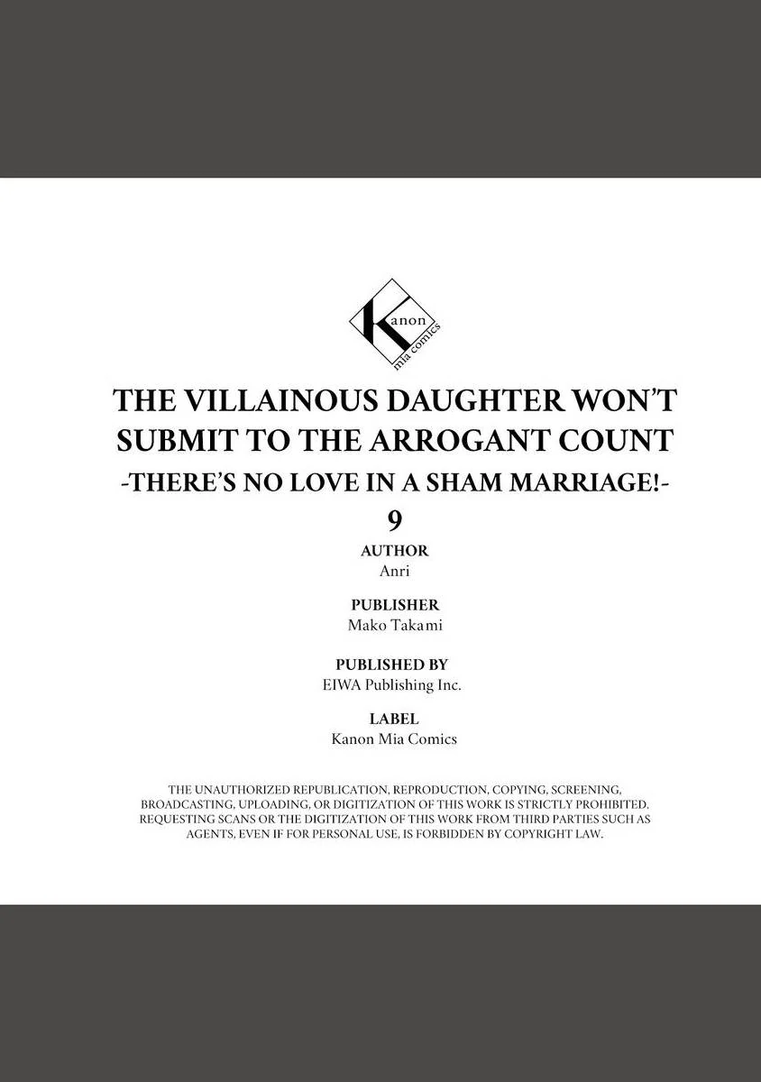 The Villainous Daughter Won't Submit To The Arrogant Count -There's No Love In A Sham Marriage! Chapter 9 - page 33