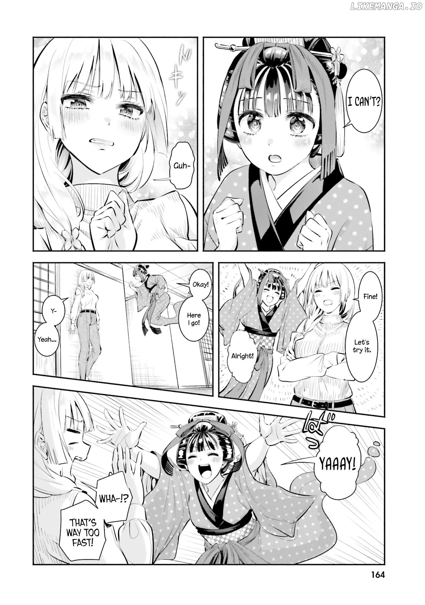 Okiku-San Wa Ichatsukitai Chapter 15.1 - page 2