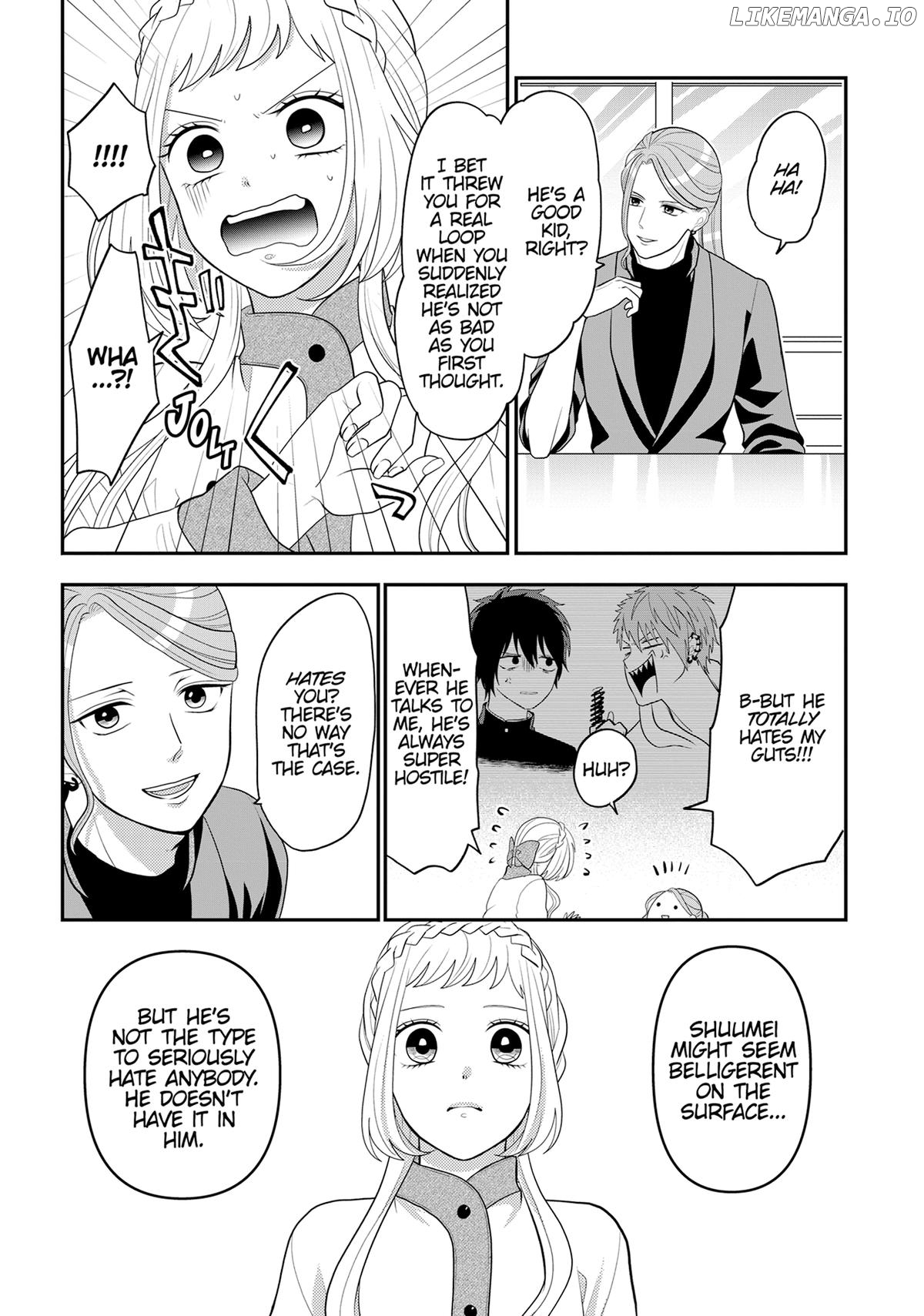 Josou Shite Mendoukusai Koto ni Natteru Nekura to Yankee no Ryou Kataomoi Chapter 98 - page 14