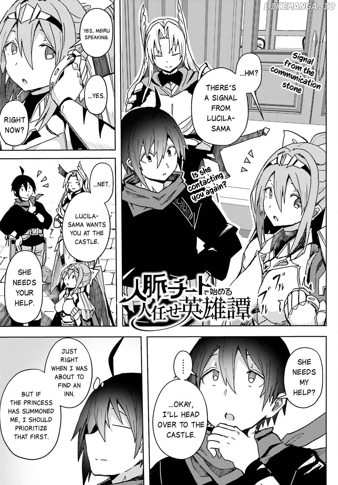 A Heroic Tale About Starting With a Personal Relations Cheat(Ability) and Letting Others Do the Job Chapter 11 - page 2