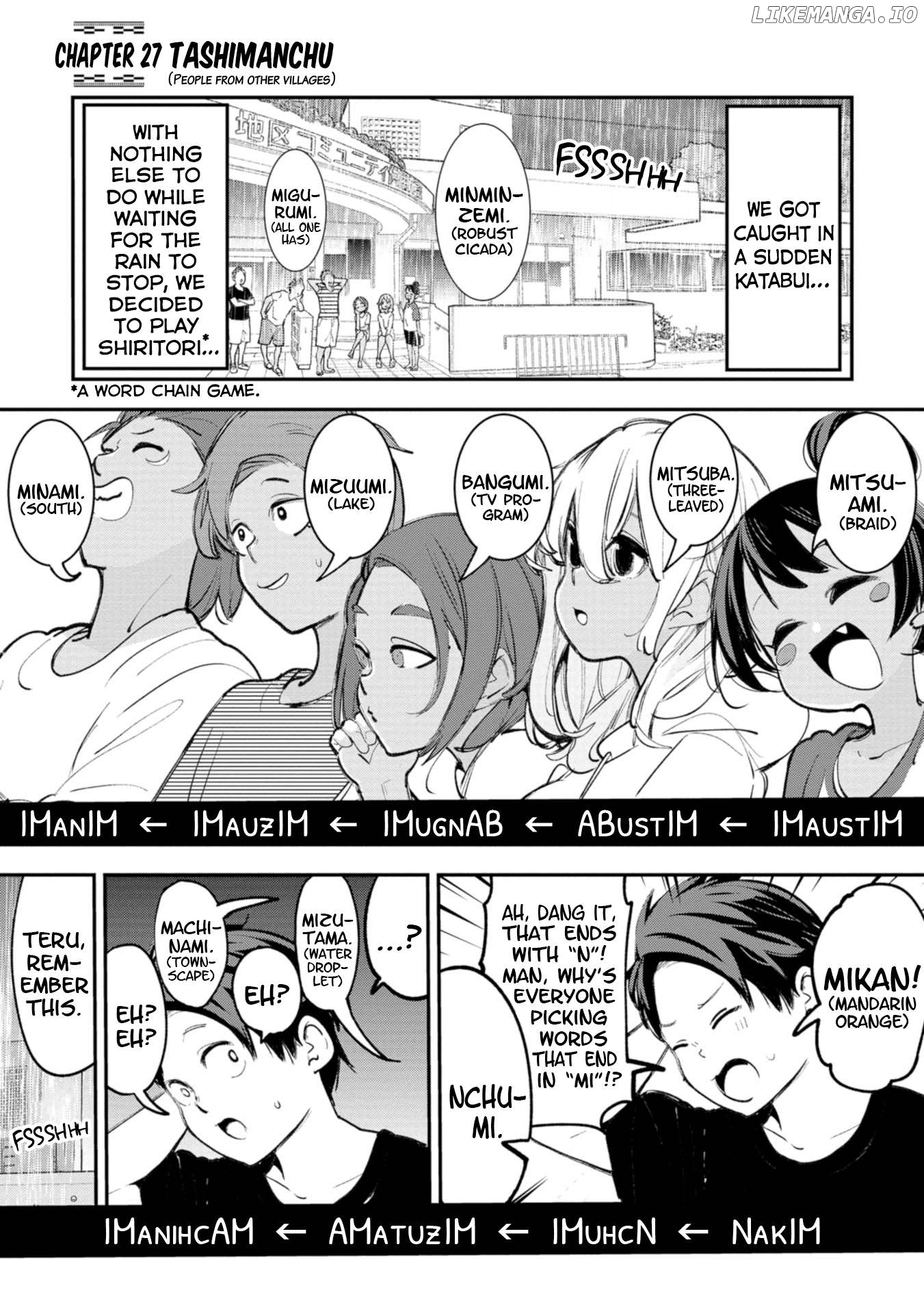 Okinawa de Suki ni Natta Ko ga Hougen Sugite Tsura Sugiru Chapter 27 - page 1