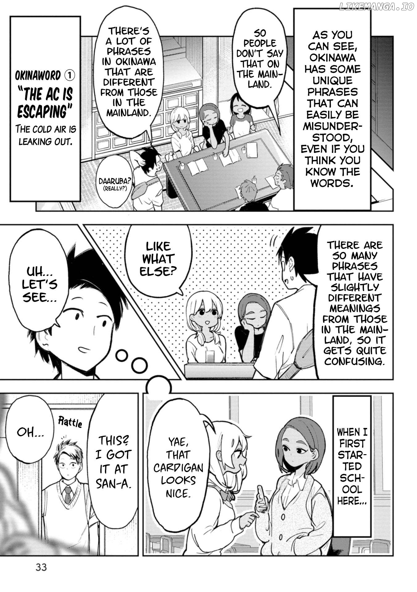 Okinawa de Suki ni Natta Ko ga Hougen Sugite Tsura Sugiru Chapter 31 - page 2