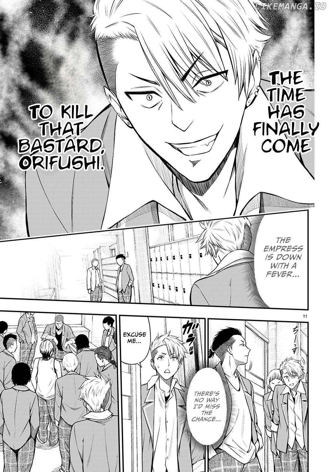 Houkago wa Kenka Saikyou no Gyaru ni Tsurekomareru Seikatsu Kanojo-tachi ni Sukarete, Boku mo Saikyou ni!? Chapter 8 - page 11