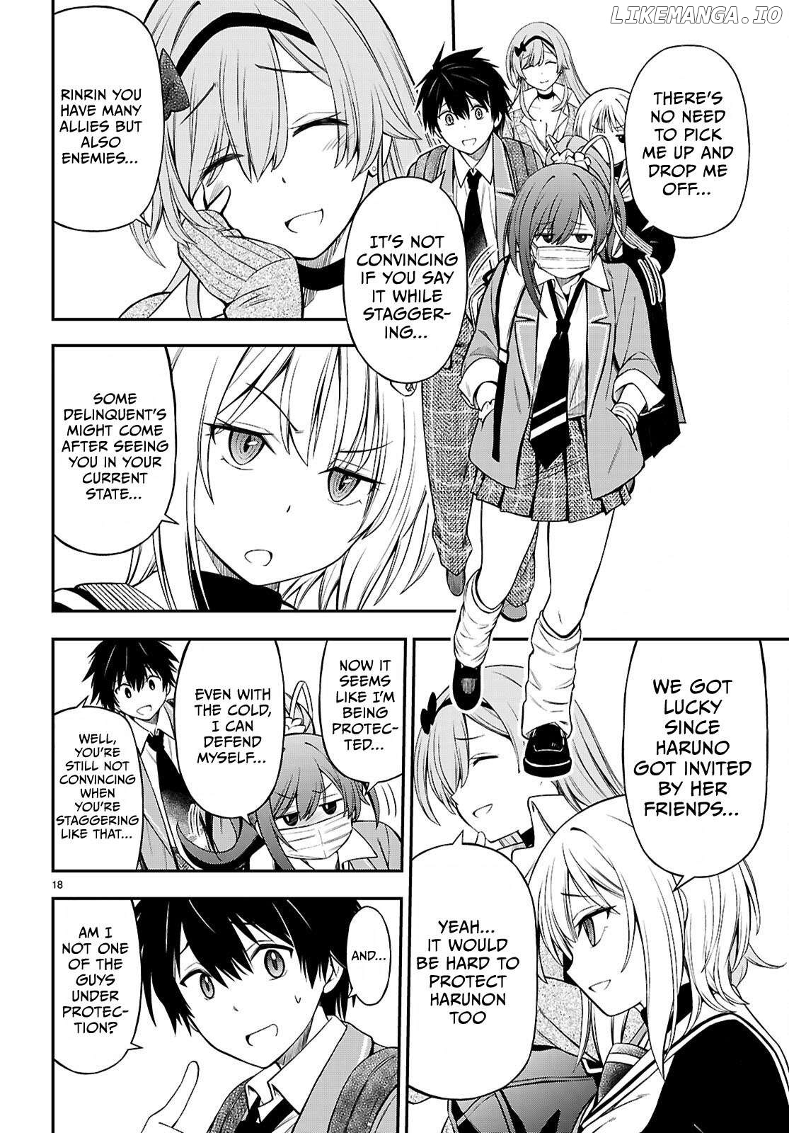 Houkago wa Kenka Saikyou no Gyaru ni Tsurekomareru Seikatsu Kanojo-tachi ni Sukarete, Boku mo Saikyou ni!? Chapter 8 - page 17