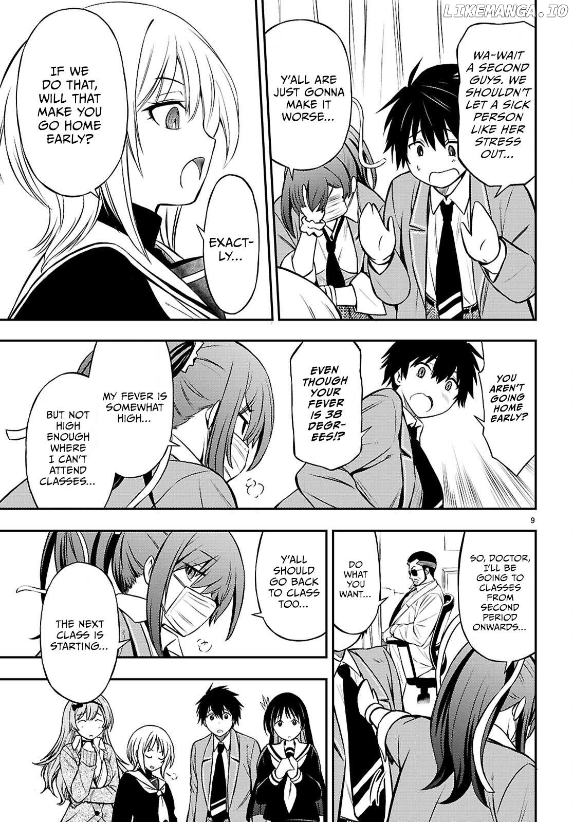 Houkago wa Kenka Saikyou no Gyaru ni Tsurekomareru Seikatsu Kanojo-tachi ni Sukarete, Boku mo Saikyou ni!? Chapter 8 - page 9