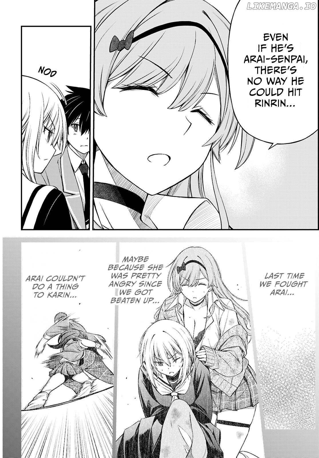 Houkago wa Kenka Saikyou no Gyaru ni Tsurekomareru Seikatsu Kanojo-tachi ni Sukarete, Boku mo Saikyou ni!? Chapter 9 - page 16
