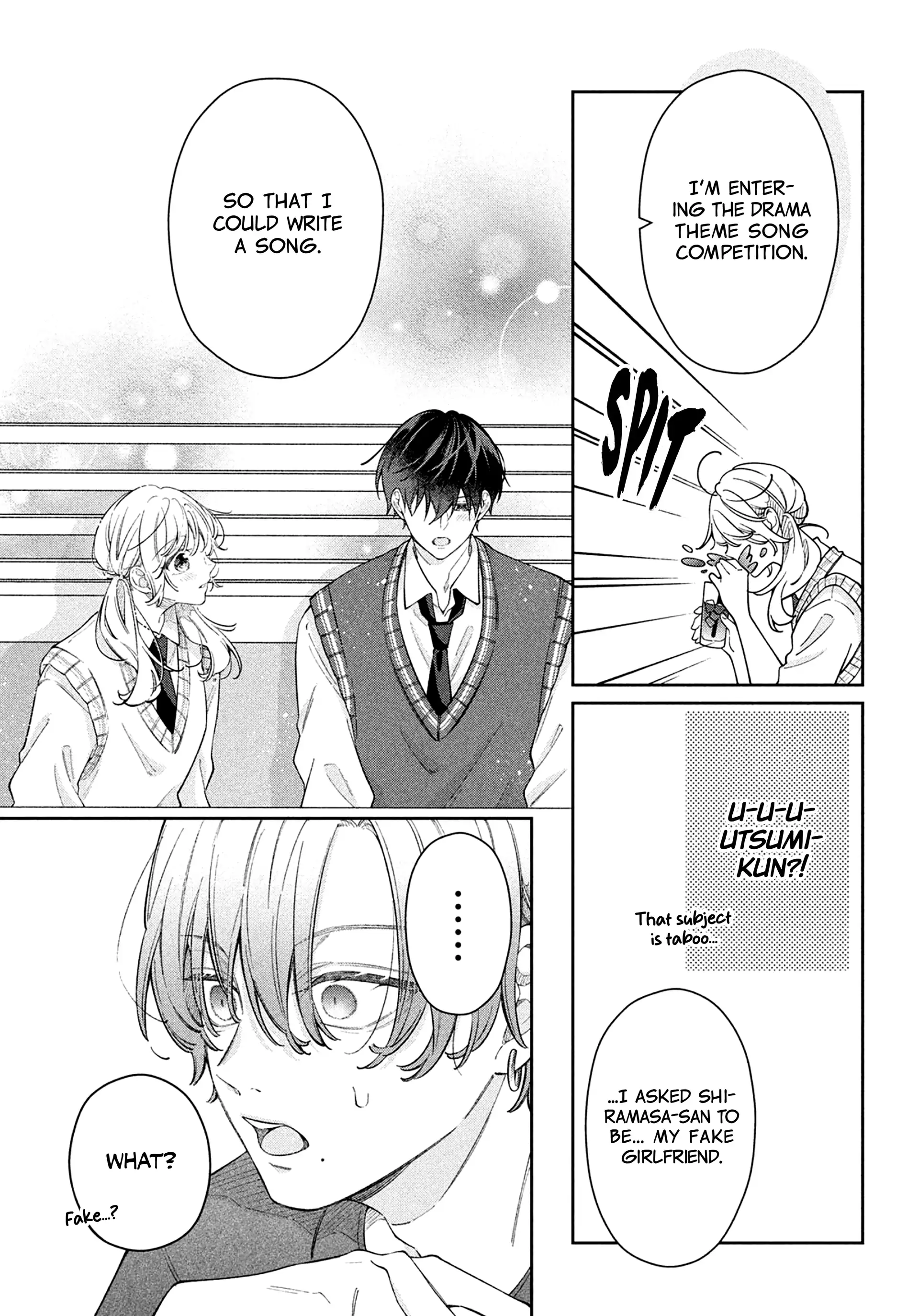 Utsumi-kun no Koi no Uta Chapter 10 - page 10