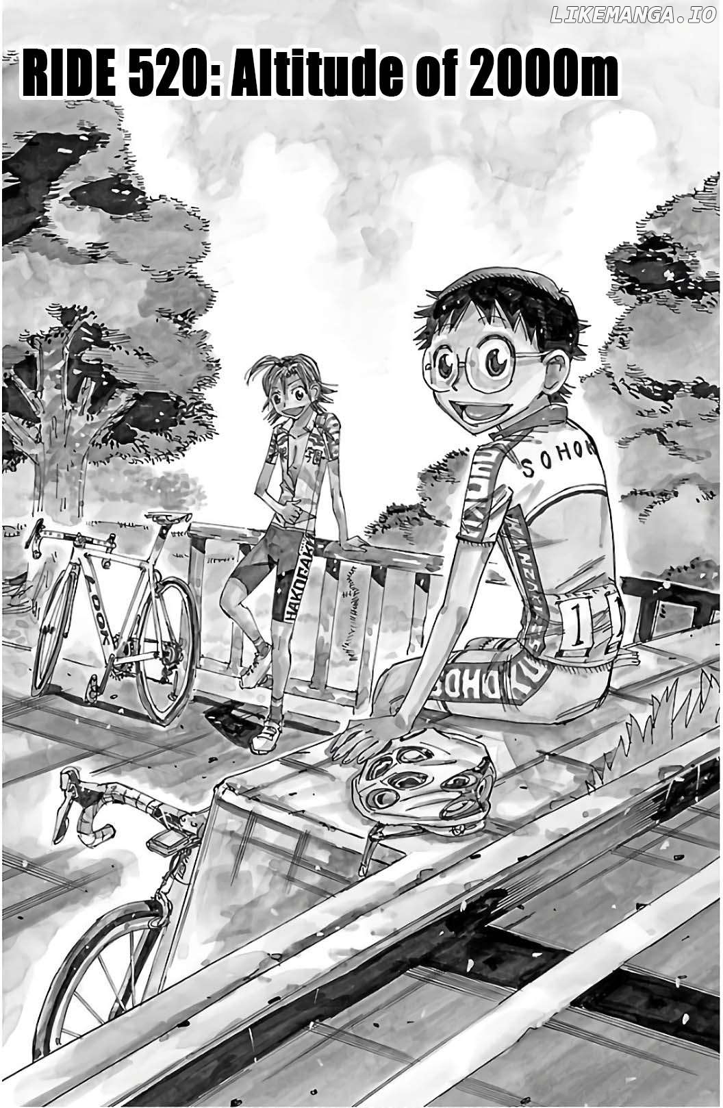 Yowamushi Pedal Chapter 520 - page 1