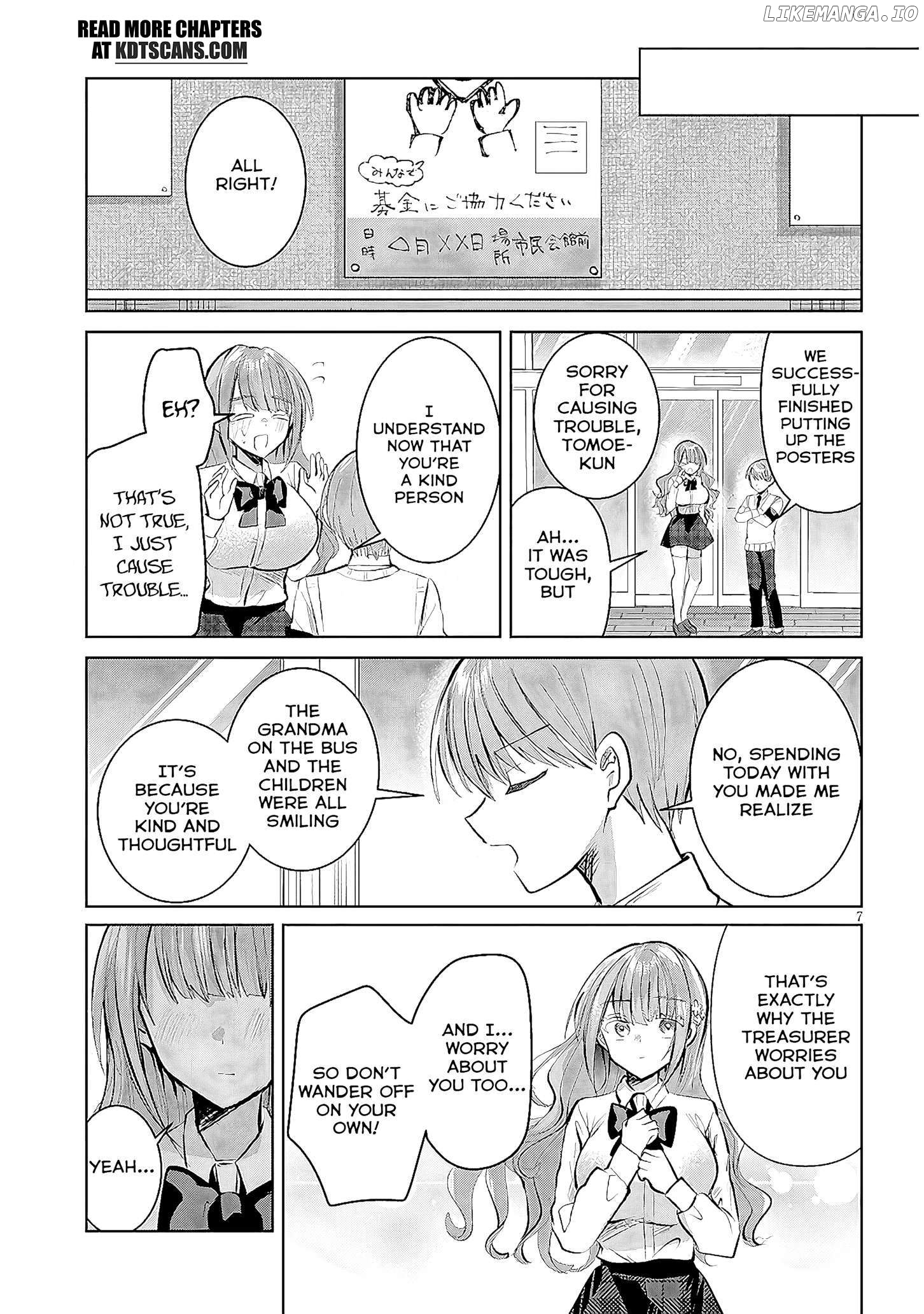 Kotowarenai Kaichou wa Tomoe-kun ni Dake shite Agetai Chapter 13 - page 8