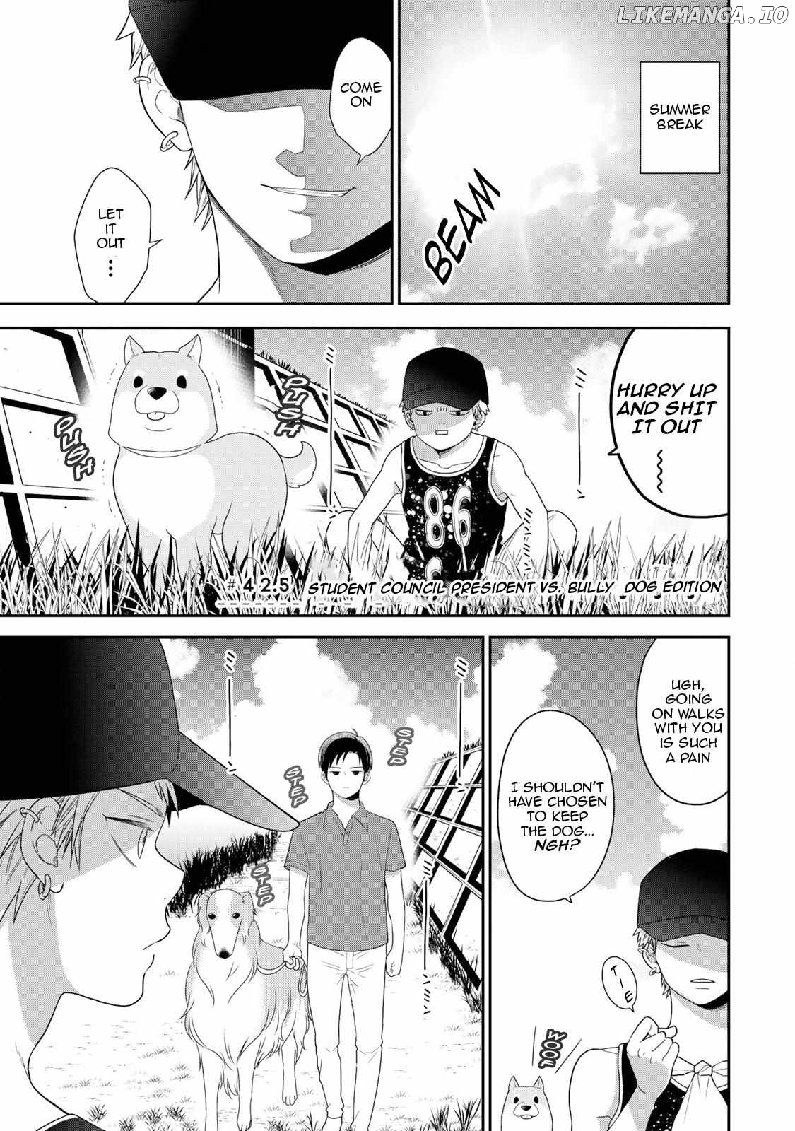 Bimyou Ni Yasashii Ijimekko Chapter 42.5 - page 1