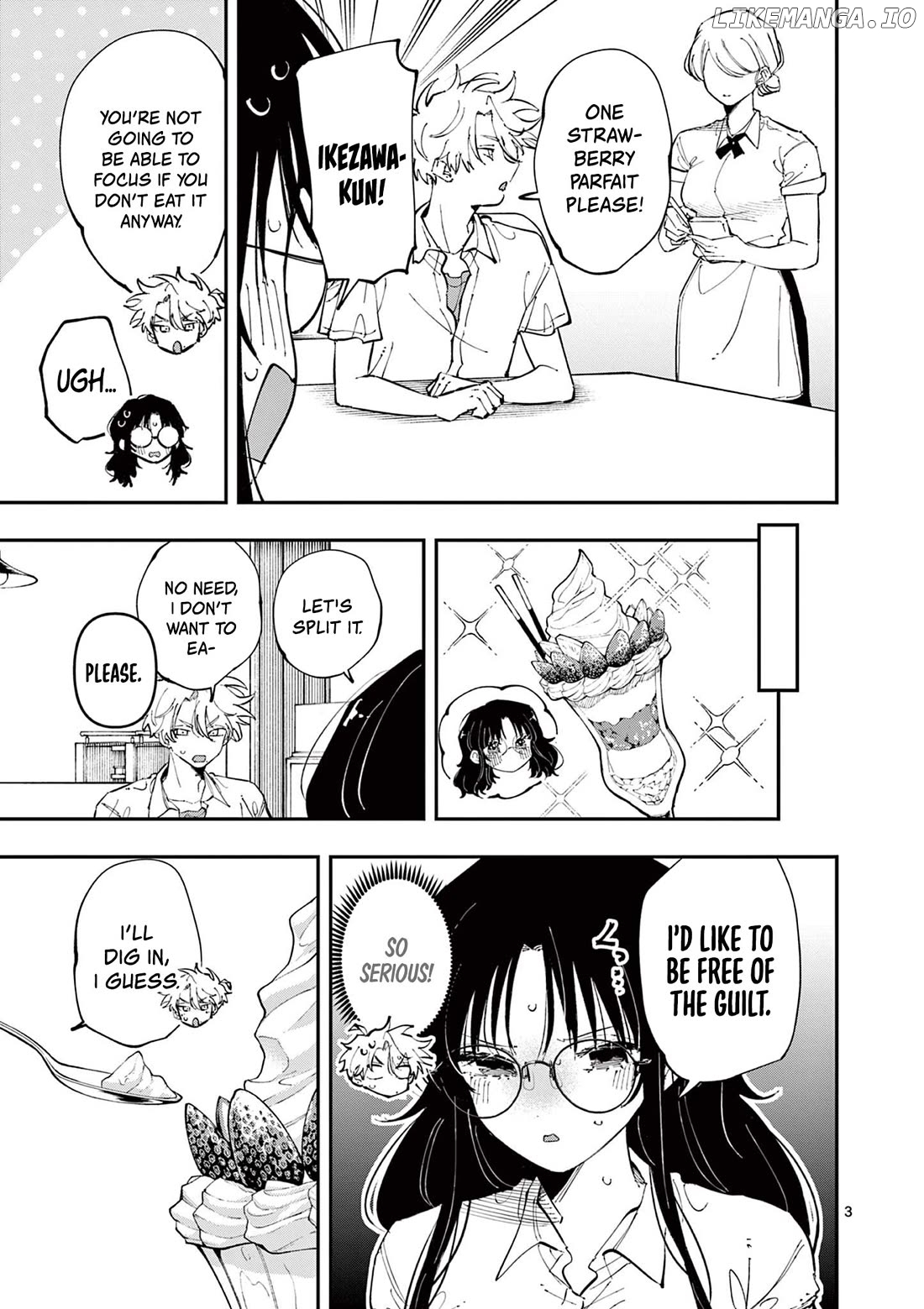 The Person Sitting Next to Me Looking at Me with Perverted Eyes Chapter 40 - page 3
