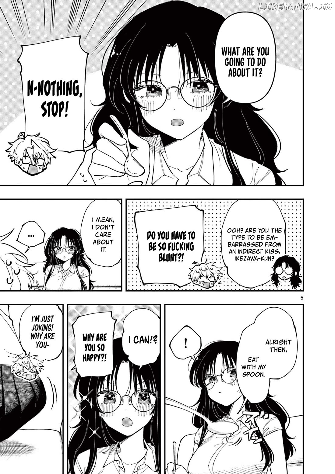 The Person Sitting Next to Me Looking at Me with Perverted Eyes Chapter 40 - page 5