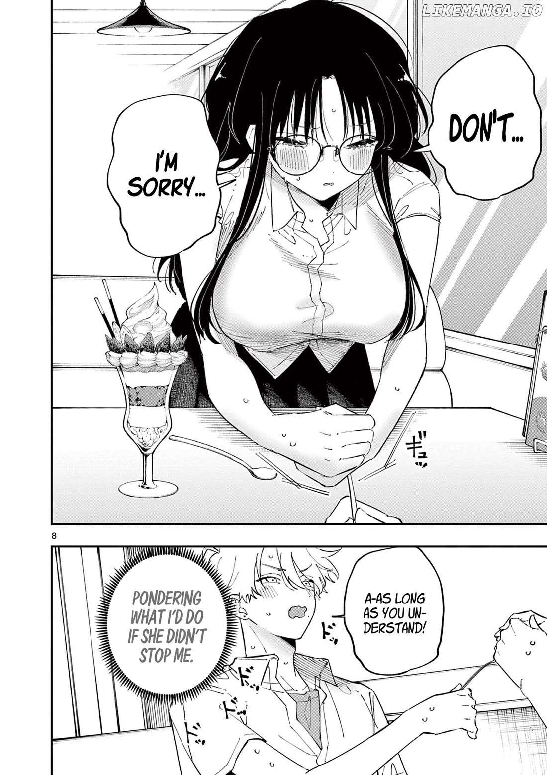 The Person Sitting Next to Me Looking at Me with Perverted Eyes Chapter 40 - page 8