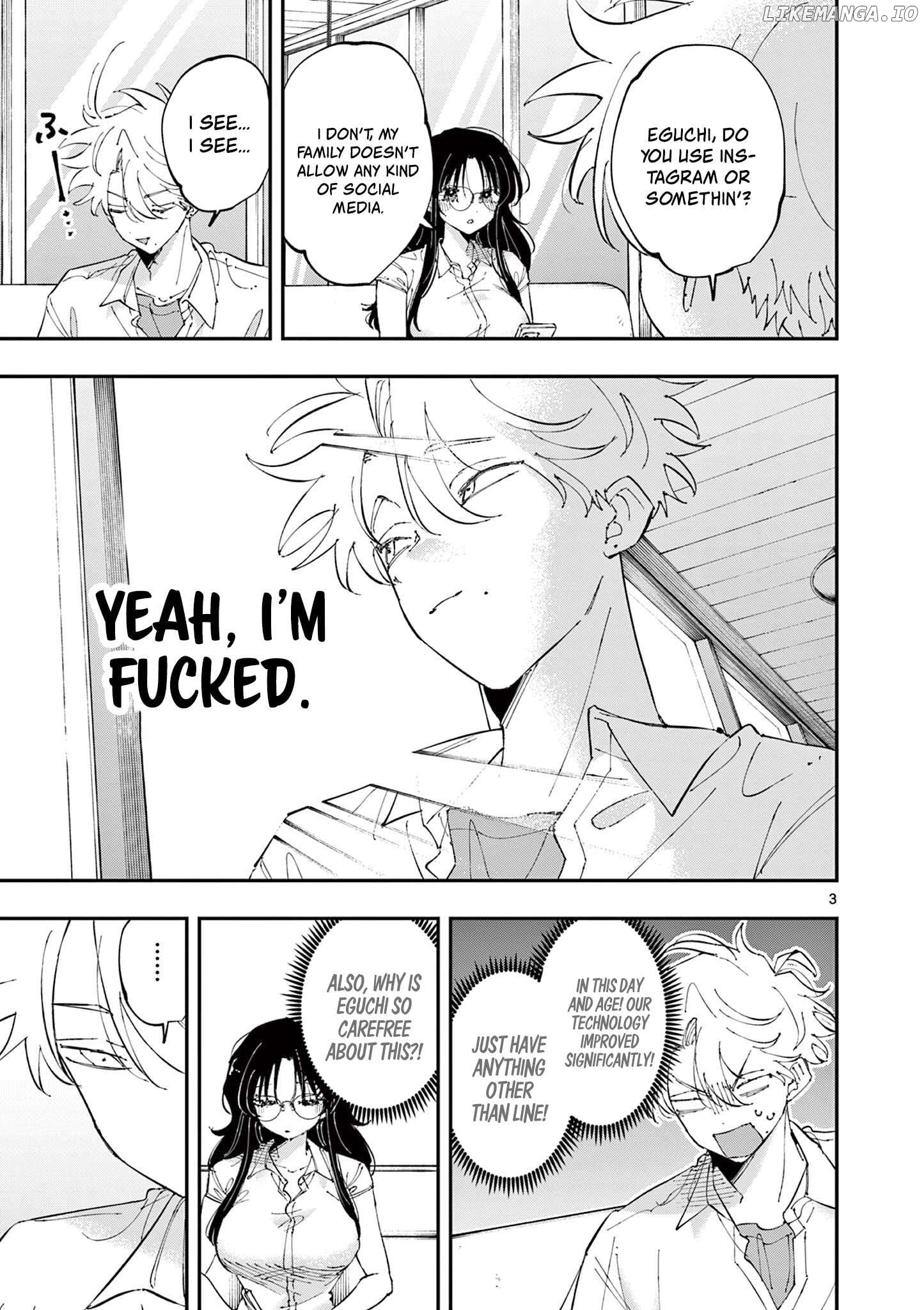 The Person Sitting Next to Me Looking at Me with Perverted Eyes Chapter 41 - page 3
