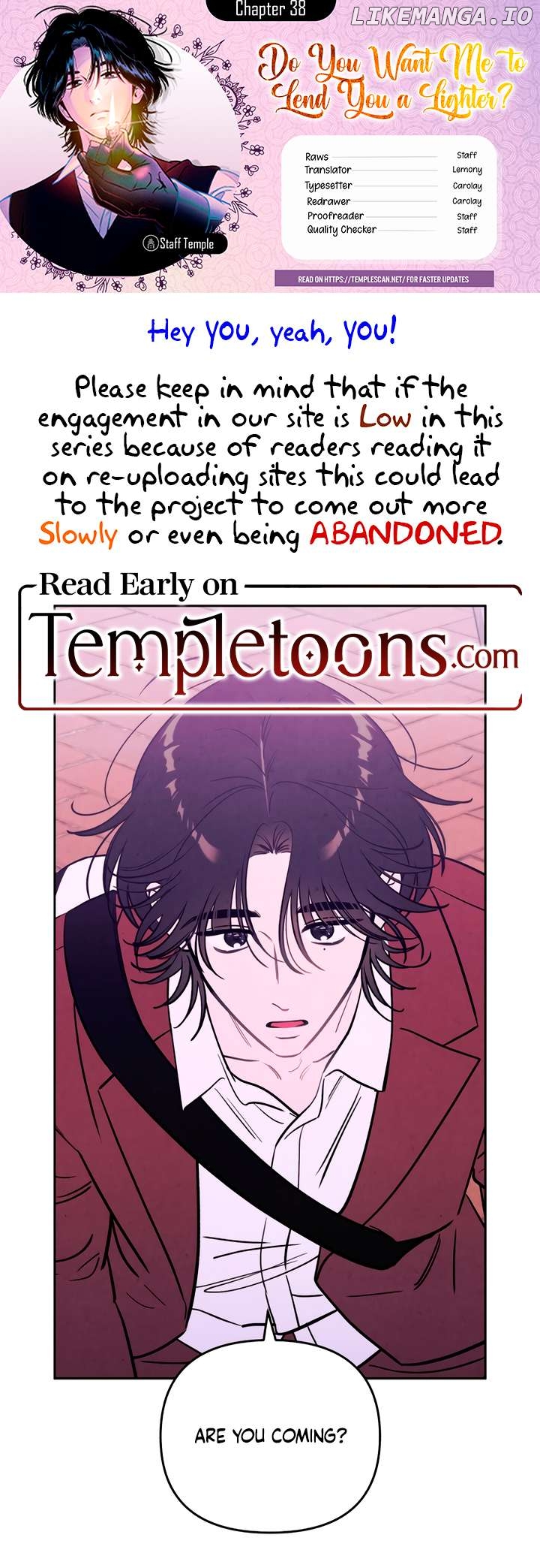 Do You Want Me to Lend You a Lighter? Chapter 38 - page 1