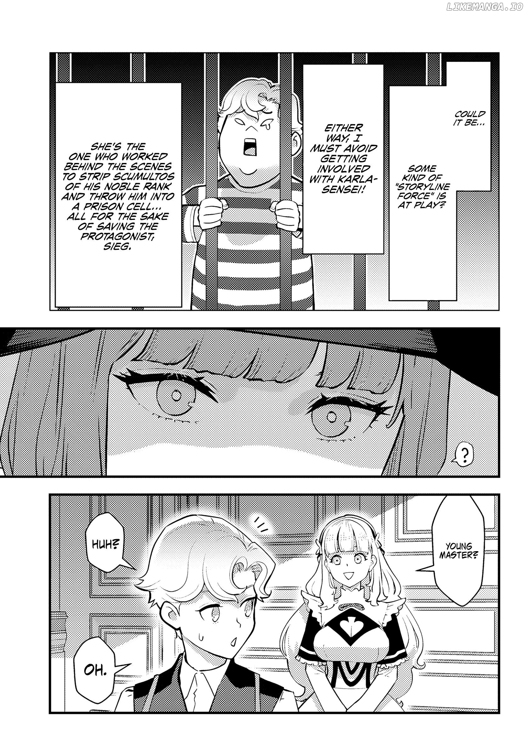 Kuzuless Oblige 18-kin ge sekai no kuzu akuyaku ni tensei shite shimatta ore wa, gensaku chishiki no chikara de dōshite mo mobu jinsei o tsukamitoritai. Chapter 5.1 - page 7
