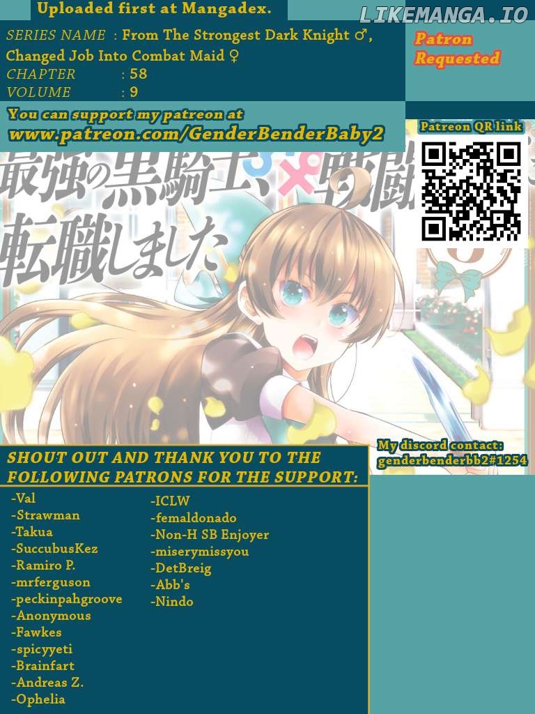 Saikyou No Kurokishi, Sentou Maid Ni Tenshoku Shimashita Chapter 58 - page 1