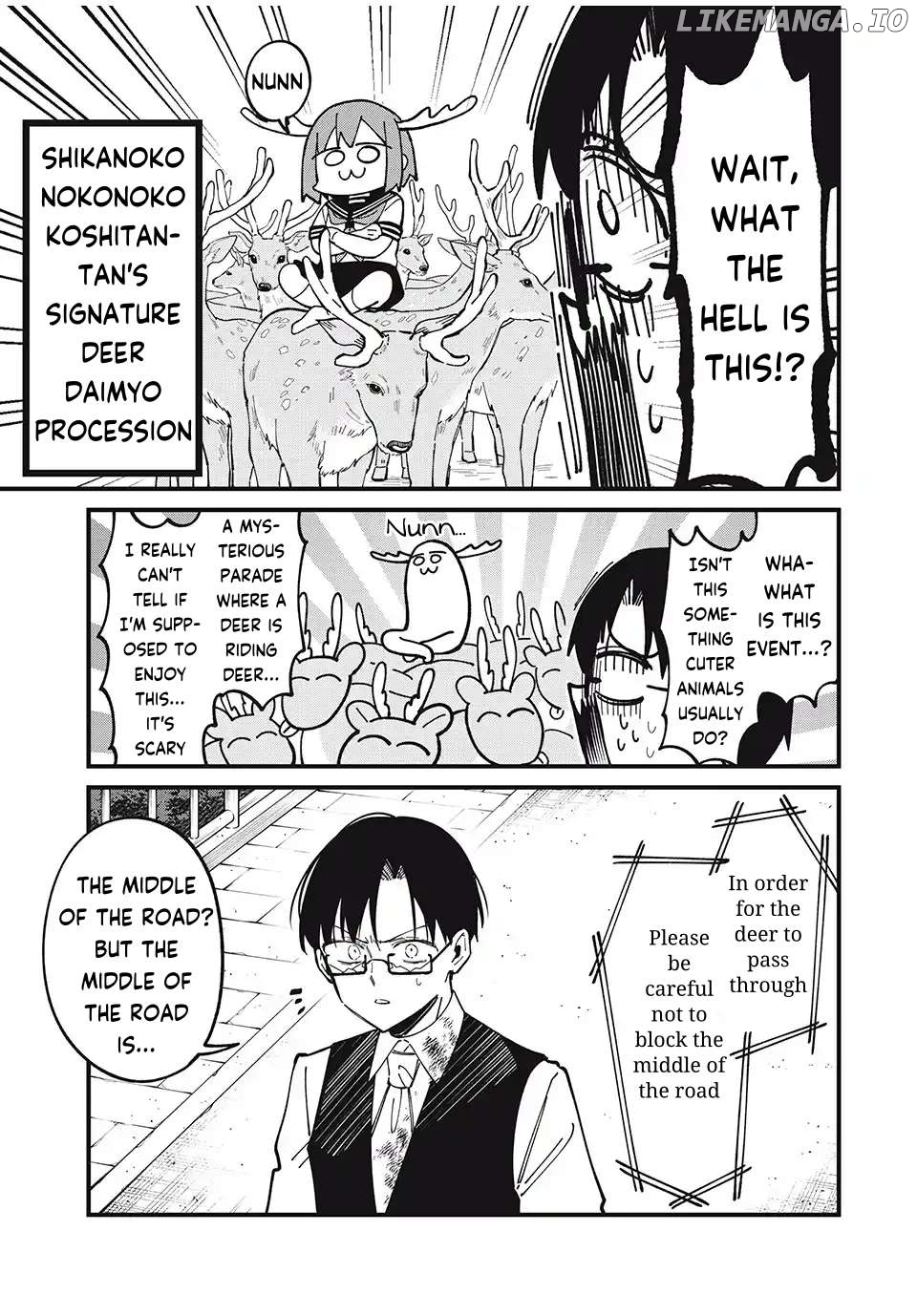 Shikanoko Nokonoko Koshitantan Chapter 42 - page 11