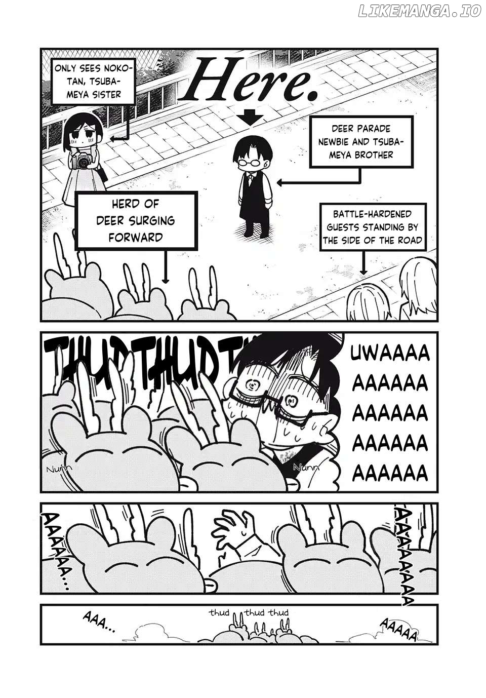 Shikanoko Nokonoko Koshitantan Chapter 42 - page 12