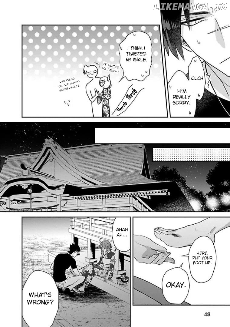 Scary Face High Schooler and Miss Plain Jane Chapter 22 - page 12