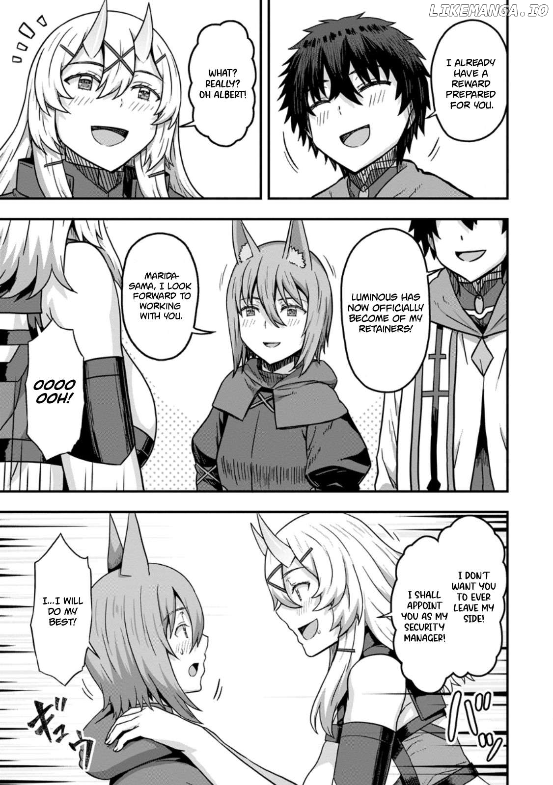 Isekai Saikyou no Yome desu ga, Yoru no Tatakai wa Ore no Hou ga Tsuyoi You desu ~Chiryaku o Ikashite Nariagaru Harem Senki~ Chapter 13 - page 23