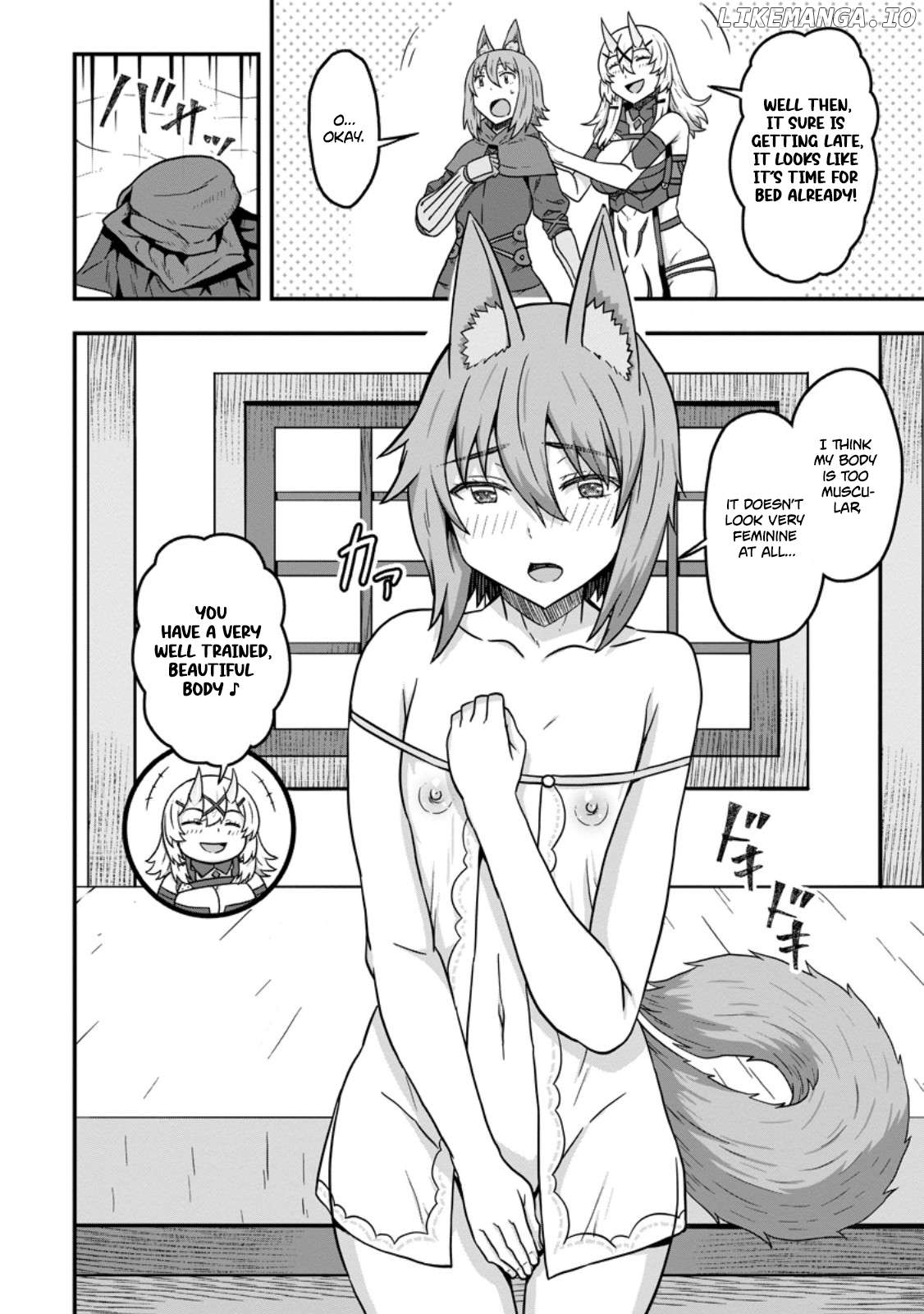 Isekai Saikyou no Yome desu ga, Yoru no Tatakai wa Ore no Hou ga Tsuyoi You desu ~Chiryaku o Ikashite Nariagaru Harem Senki~ Chapter 13 - page 24
