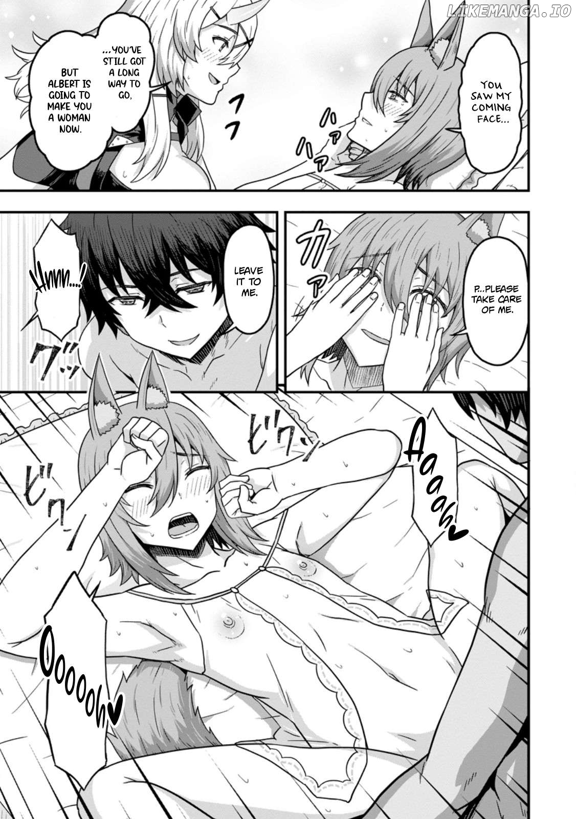 Isekai Saikyou no Yome desu ga, Yoru no Tatakai wa Ore no Hou ga Tsuyoi You desu ~Chiryaku o Ikashite Nariagaru Harem Senki~ Chapter 13 - page 27